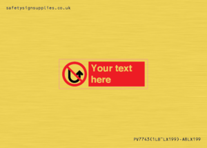 Custom prohibition No u turns